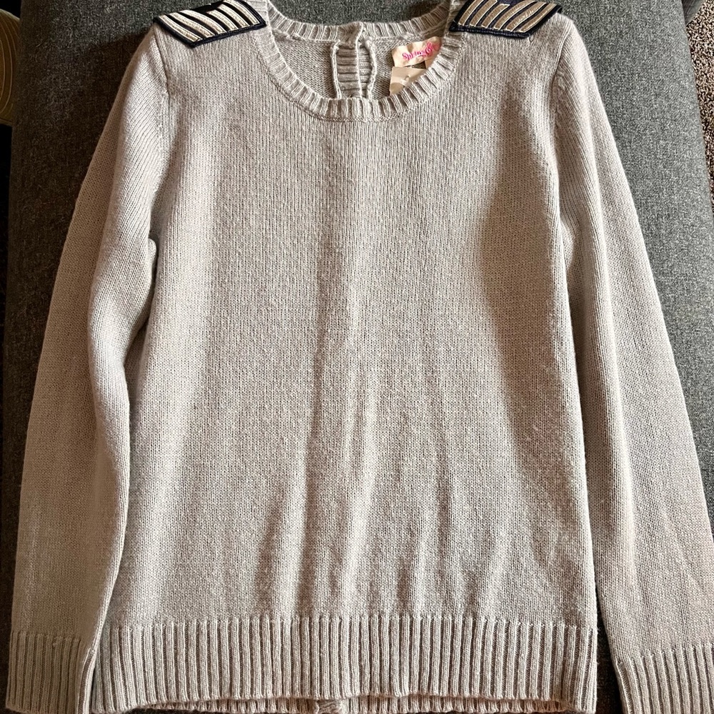 Large, light gray sweater. New with tags.
